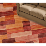 Ultra Soft Area Rug, Non Slip, Stain Resistant, Washable Area Rugs for Living Room, Bedroom, Elegant Distressed Colorful Pattern(Brown)