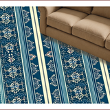 Ultra Soft Area Rug, Non Slip, Stain Resistant, Washable Area Rugs for Living Room, Bedroom, Soft Vintage Tiger Print Living Room Rug(Blue)