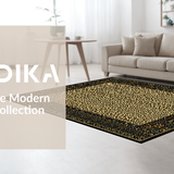 Ultra Soft Area Rug, Non Slip, Stain Resistant, Washable Area Rugs for Living Room, Bedroom, Stylish Jungle Inspired Aesthetic(Beige)