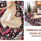 Artistic Ogee Floral Composition(Black)