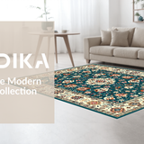 Artistic Teal and Orange Motif(Blue)