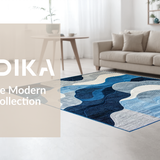 Trendy Coastal Wave Inspired Design(Blue)