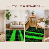 Elegant Tiled Medallion Feature(Green)