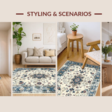 Artful Monochrome Lattice Arrangement(Beige)