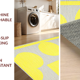 Ultra Soft Area Rug, Non Slip, Stain Resistant, Washable Area Rugs for Living Room, Bedroom, Adorable Fun Sunbeam Concept(Yellow)