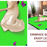 Delicate Leafy Green Butterfly Aesthetic(Green)