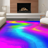 Bold Fluid Expressionist Motif(Blue)