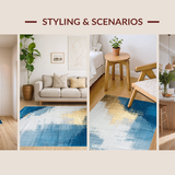 Elegant Retro Geometric Fusion(Blue)