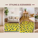 Vibrant Petal Patterned Visual(Yellow)