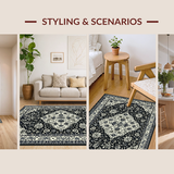 Rustic Grey Lattice Design(Black)