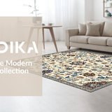 Luxurious Textured Floral Accents(Beige)