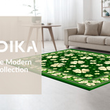 Charming Green Tiled Design(Green)