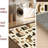 Charming Earthy Abstract Motif(Beige)