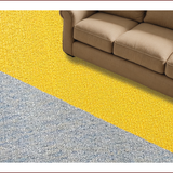 Ultra Soft Area Rug, Non Slip, Stain Resistant, Washable Area Rugs for Living Room, Bedroom, Machine Washable Yellow Grey Rug for Contemporary Spaces(Yellow)
