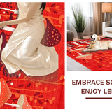 Artistic Cheerful Nature Theme(Red)