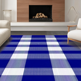 Elegant Coastal Checkered Aesthetic(Blue)
