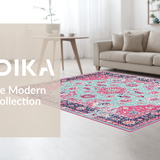 Contemporary Pastel Medallion Design(Pink)