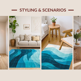 Chic Two Tone Bathroom Decor(Blue)