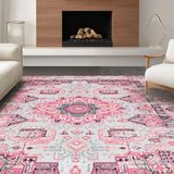 Vibrant Geometric Pink Design(Pink)
