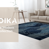 Contemporary Wave Textured Aesthetic(Blue)