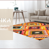 Stylish Checkered Design with Flair(Orange)