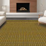 Ultra Soft Area Rug, Non Slip, Stain Resistant, Washable Area Rugs for Living Room, Bedroom, Vibrant Wild Animal Patterned Accent(Gold)