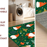 Whimsical Gnome Motif in Green(Green)