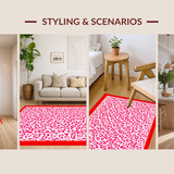 Vibrant Whimsical Leopard Design(Pink)