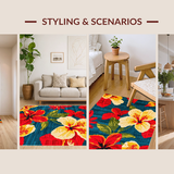 Elegant Contemporary Floral Arrangement(Red)