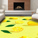 Classic Farmhouse Lemon Patterned Style(Yellow)
