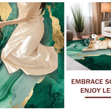 Elegant Swirled Glitter Design(Green)