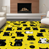 Contemporary Cat Imagery(Yellow)