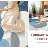 Elegant High Low Texture Blend(Blue)