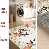 Contemporary Whimsical Deer Design(Ivory)