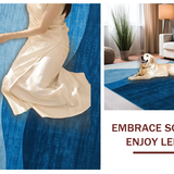 Artful Ombre Cloud Design(Blue)