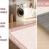 Elegant Seasonal Hues Door Mat(Pink)