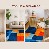 Elegant Symmetrical Color Play(Blue)