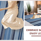 Ultra Soft Area Rug, Non Slip, Stain Resistant, Washable Area Rugs for Living Room, Bedroom, Stylish Coastal Blue Patterns(Blue)