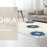 Artistic Abstract Circle Arrangement(Blue)