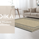 Chic Low Pile Geometric Elegance(Beige)