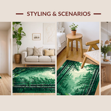 Stylish Dreamy Nature Scene(Green)