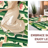 Vibrant Eclectic Desert Flora Motif(Green)