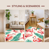 Bright Pink and Earthy Tones Motif(Pink)