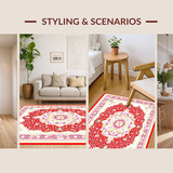 Cozy Red Pink Symmetrical Arrangement(Red)