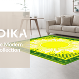 Earthy Tones with Hexagonal Shape(Yellow)