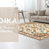 Elegant Subtle Leaf Design(Beige)