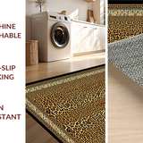 Ultra Soft Area Rug, Non Slip, Stain Resistant, Washable Area Rugs for Living Room, Bedroom, Luxurious Soft Textured Pattern(Brown)