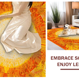 Joyful Multicolored Sun Design(Orange)