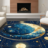 Celestial Themed Cosmic Motif(Blue)