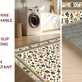 Ultra Soft Area Rug, Non Slip, Stain Resistant, Washable Area Rugs for Living Room, Bedroom, Vibrant Playful Pet Friendly Look(Beige)